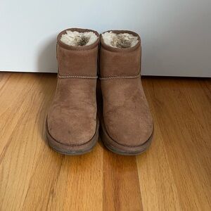 Cozy Brown Kids Boots